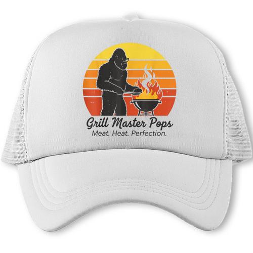 Master Pops Retro Grill BBQ Dad Mid-Century Cooking Trucker Cap - BBQ Dad Merch