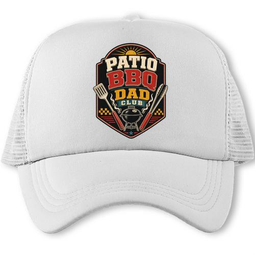 Patio BBQ Dad Club Father's Day Cookout Charcoal Weekend Comfort Colors Crop Top Trucker Cap - BBQ Dad Merch