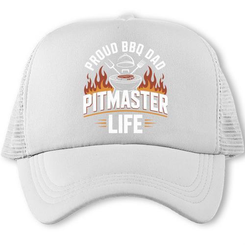 Proud BBQ Dad Pitmaster Life Performance Trucker Cap - BBQ Dad Merch