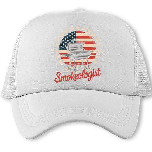 Smokeologist Grilling BBQ Dad Performance Trucker Cap - BBQ Dad Merch