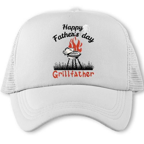 Women's Happy Father's Day Grillfather BBQ Dad Barbecue Trucker Cap - BBQ Dad Merch
