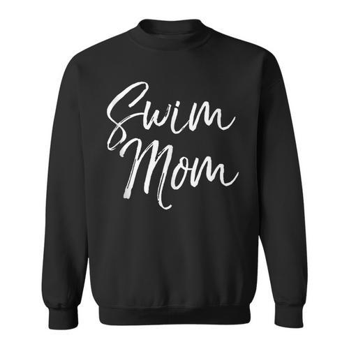 Cute Swimming Mom Mother's Day For Swimmers Swim Mom Sweatshirt - SwimGear Co
