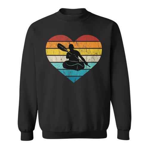 I Love Canoeing Water Sports Canoe Tour Paddling Canadian Sweatshirt - Paddle Life