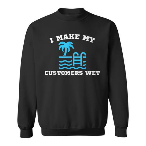 Pool Boy For Swimming Pool Service Guy Sweatshirt - SwimGear Co