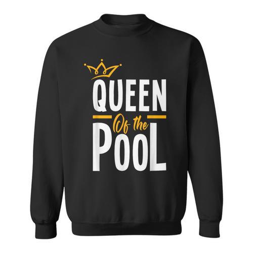 Queen Of The Pool Swimmers Swimming Swimmer Sweatshirt - SwimGear Co