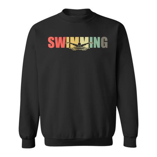 Retro Swimming Vintage Swimming Swimmer Sweatshirt - SwimGear Co