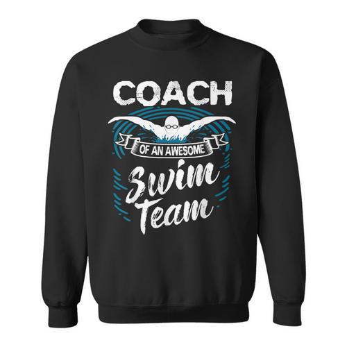 Swim Coach Professional Instructor Swimming Lesson Sport Sweatshirt - SwimGear Co