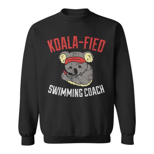 Swim Coach Saying Cute Swimming Coach Appreciation Sweatshirt - SwimGear Co