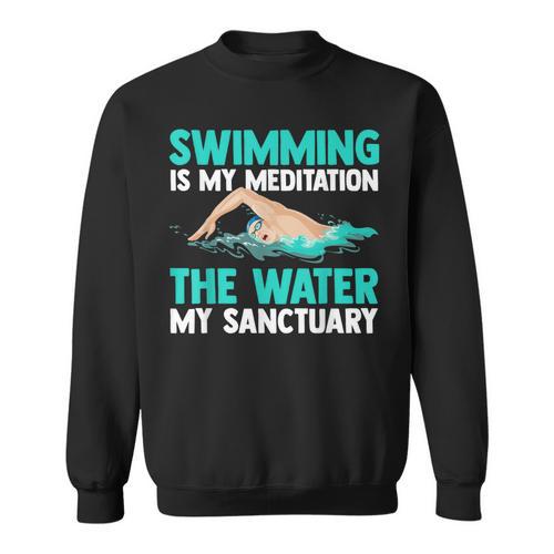 Swim Swimmers Swimming Sweatshirt - SwimGear Co