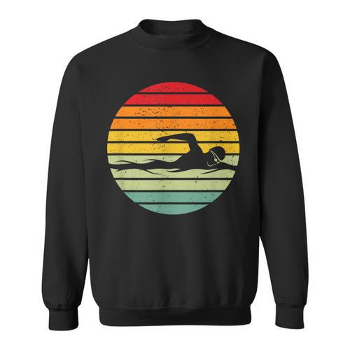 Swimming & Water Sport Vintage For Swimmers & Swim Coaches Sweatshirt - SwimGear Co