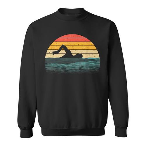 Swimming Art For Men Women Swim Coach Rescue Swimmer Sweatshirt - SwimGear Co