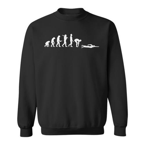 Swimming Evolution For Swimmers Sweatshirt - SwimGear Co