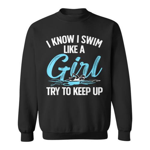 Swimming For Men Women Kids Swimmer Swim Lovers Sweatshirt - SwimGear Co