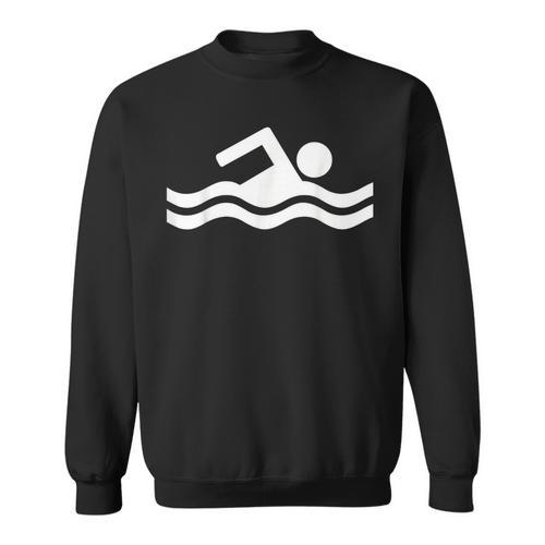 Swimming Symbol Sweatshirt - SwimGear Co