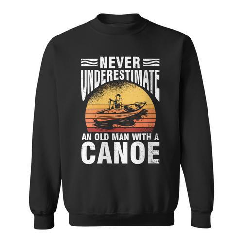 Women's Canoe Old Man Sweatshirt - Paddle Life