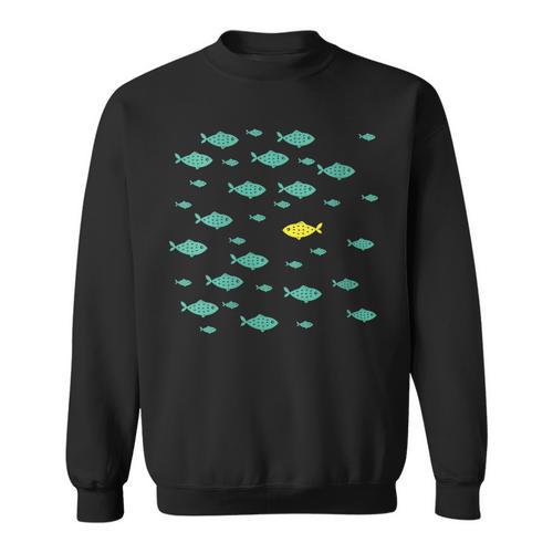 Women's Swimming Against The Current Motivational Inspiration Sweatshirt - SwimGear Co