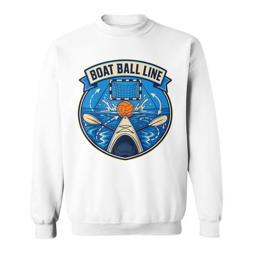 Boat Ball LINE Kayak Polo Canoe Team Raglan Baseball Tee Sweatshirt - Paddle Life