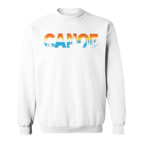 Canoe Canoeing Retro Canoe Raglan Baseball Tee Sweatshirt - Paddle Life