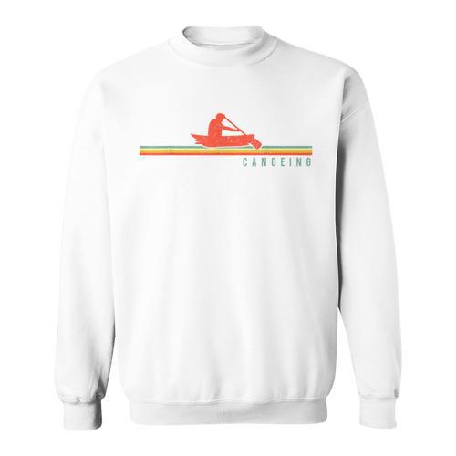 Canoe Canoeing Retro Vintage Canoeing Sweatshirt - Paddle Life