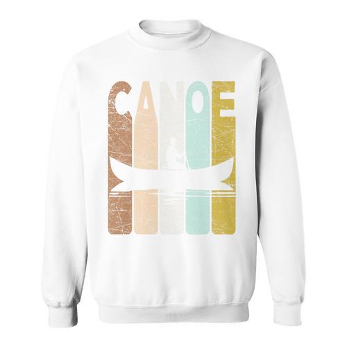 Canoe Vintage Canoeing Retro Canoe Paddling Premium Tri-Blend Sweatshirt - Paddle Life