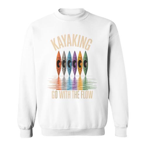Kayak And Canoe Lake Fun Raglan Baseball Tee Sweatshirt - Paddle Life