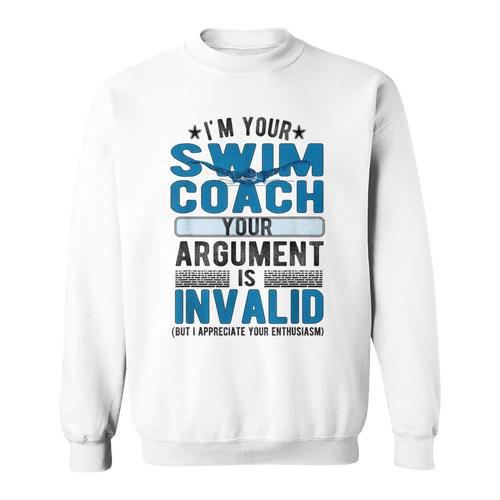 Swim Coach Swimming Coach Sweatshirt - SwimGear Co