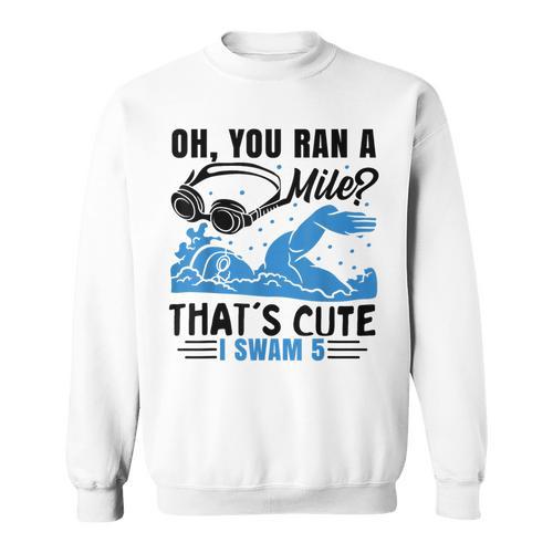 Swimmer Swimming Sweatshirt - SwimGear Co