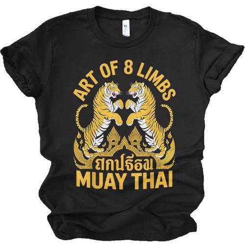 Cute Muay Thai Art For Men Women Kids Muay Thai Lovers Unisex Jersey T-Shirt - Nak Muay Co.