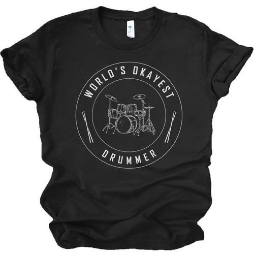 Drummer Drum Kit Music Rock Unisex Jersey T-Shirt - Downbeat Supply