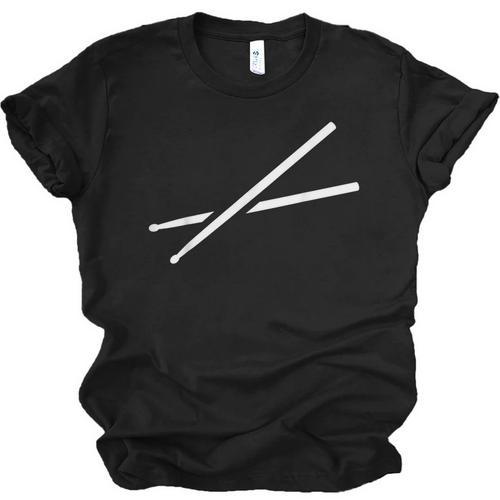 Drumsticks Drum Kit Unisex Jersey T-Shirt - Downbeat Supply