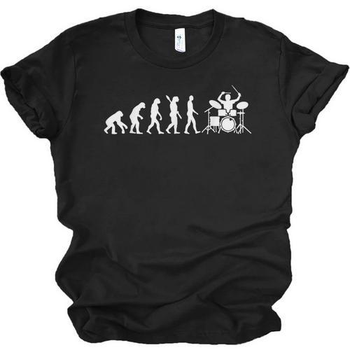 Evolution Drum Kit Unisex Jersey T-Shirt - Downbeat Supply