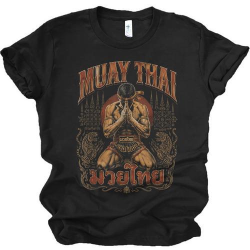 Faded Muay Thai Fighter Nak Muay Thailand Boxing Unisex Jersey T-Shirt - Nak Muay Co.