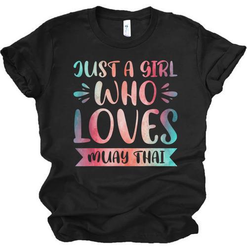 Just a Girl Who Loves Muay Thai Unisex Jersey T-Shirt - Nak Muay Co.
