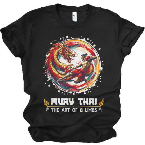 MMA Thai Boxing Art Of Eight Limbs Combat Muay Thai Unisex Jersey T-Shirt - Nak Muay Co.
