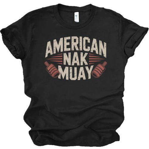 Muay Thai American Nak Fighter Identity Boxing Proud Sport Unisex Jersey T-Shirt - Nak Muay Co.