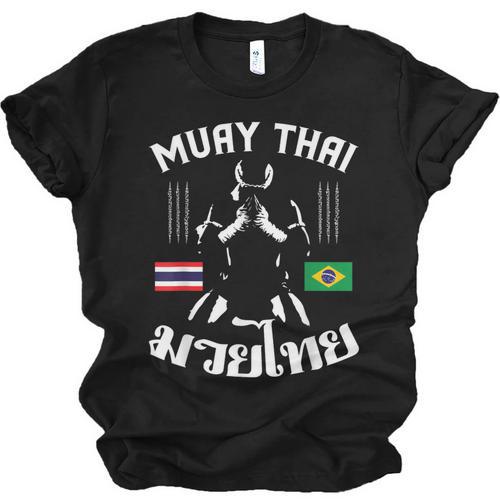 Muay Thai Brazil Brazilian Martial Arts Thai Unisex Jersey T-Shirt - Nak Muay Co.
