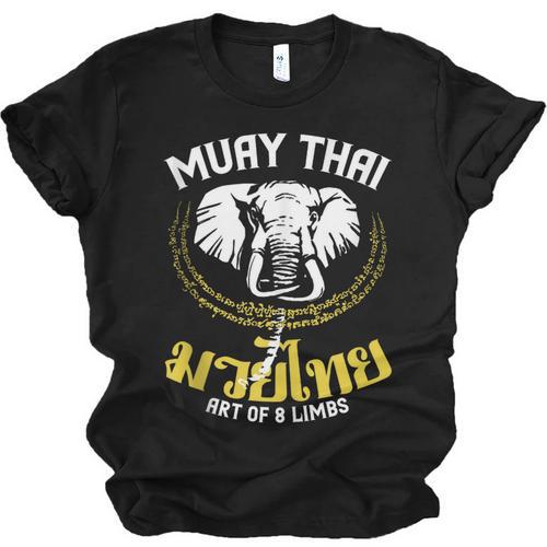 Muay Thai Elephant Martial Arts Thai Boxing Coach Lover Unisex Jersey T-Shirt - Nak Muay Co.
