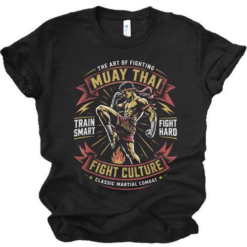 Muay Thai Fighter Training Thai Boxing Coach Unisex Jersey T-Shirt - Nak Muay Co.