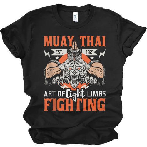 Muay Thai Fighting MMA Thai Boxing Mixed Martial Arts Unisex Jersey T-Shirt - Nak Muay Co.