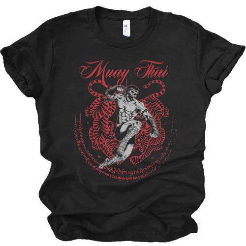 Muay Thai Kickboxing Martial Art Fighter Thai Boxing Unisex Jersey T-Shirt - Nak Muay Co.