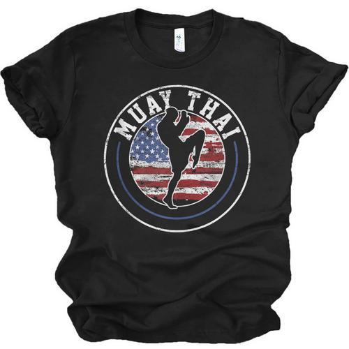 Muay Thai Kickboxing Vintage Unisex Jersey T-Shirt - Nak Muay Co.