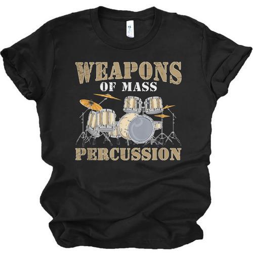Rock Band Musical Instrument Drum Kit Unisex Jersey T-Shirt - Downbeat Supply