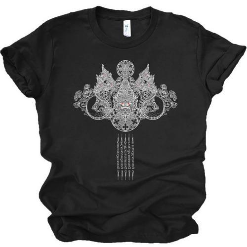 Thai Sak Yant Tattoo Muay Thai Art Unisex Jersey T-Shirt - Nak Muay Co.
