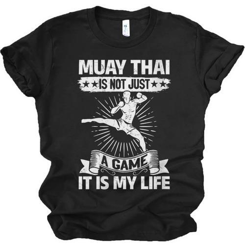 Women's Muay Thai Muay Thai Is Not Just a Game It Is My Life Unisex Jersey T-Shirt - Nak Muay Co.