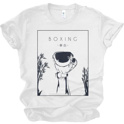 Boxing Chinese Hanzi Muay Thai Kickboxer Fan Boxing Unisex Jersey T-Shirt - Nak Muay Co.
