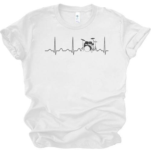Drum Kit Set Drummer Comfort Colors Adult Heavyweight Unisex Jersey T-Shirt - Downbeat Supply