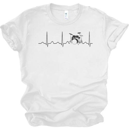Drum Kit Set Drummer Sweatshirt Unisex Jersey T-Shirt - Downbeat Supply