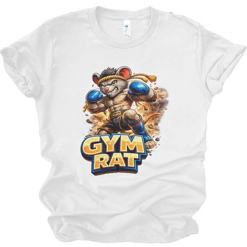 Gym Rat Kickboxing Nak Muay Thai Boxing Fighter Unisex Jersey T-Shirt - Nak Muay Co.