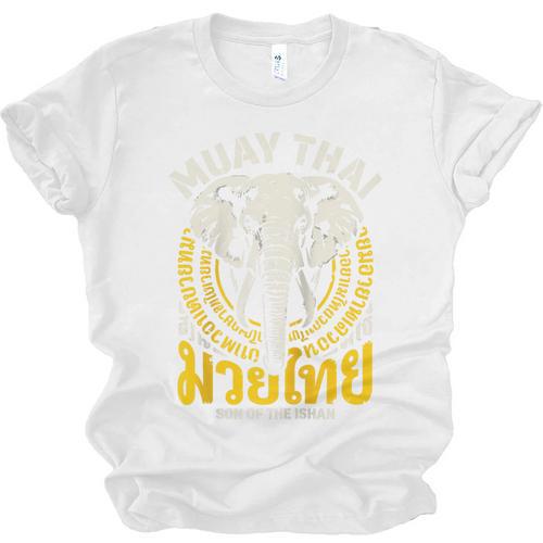 Muay Thai Thailand Fighter Martial Arts Son Of The Ishan Tee Raglan Baseball Tee Unisex Jersey T-Shirt - Nak Muay Co.