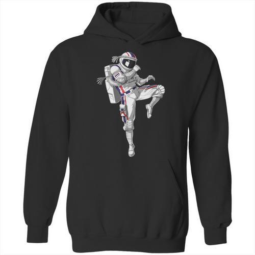 Astronaut Muay Thai Boxing Karate Kickboxing Martial Arts Unisex Hoodie - Nak Muay Co.